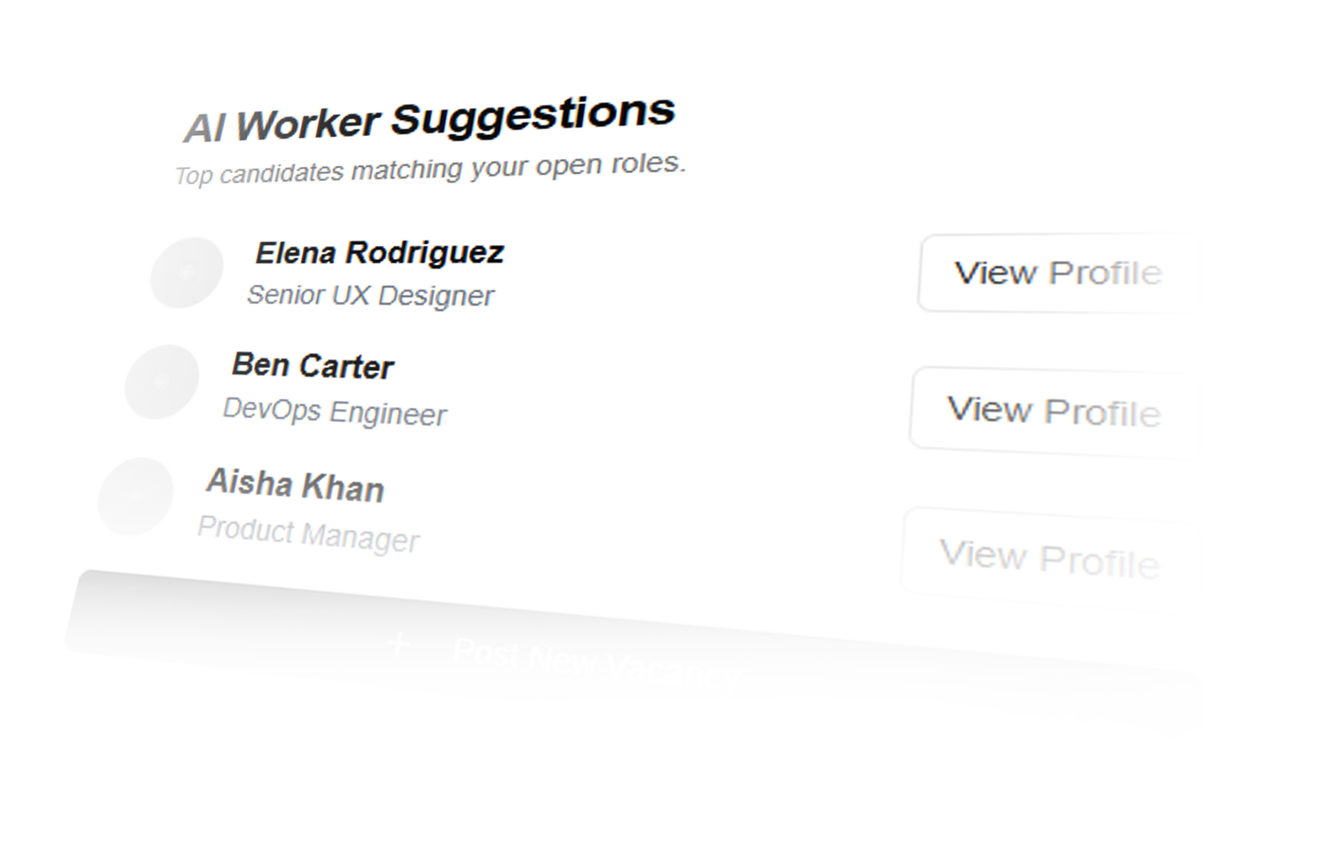 AI Worker Suggestions